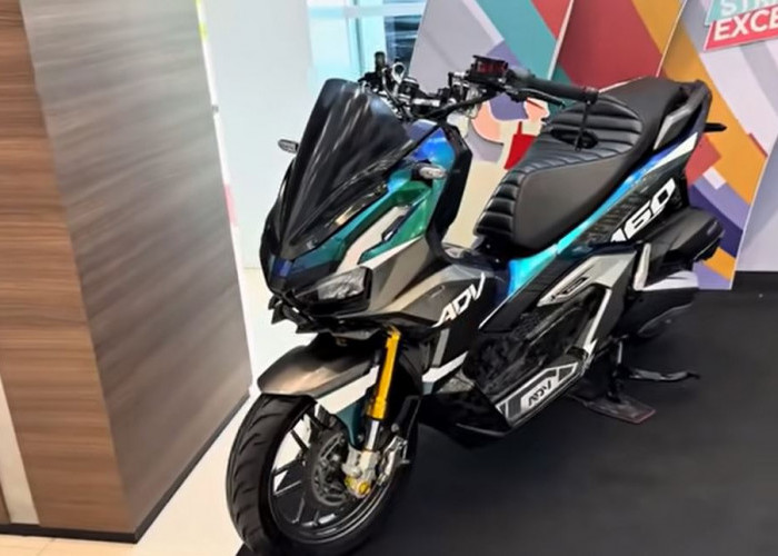 Honda ADV 160 Full Modifikasi Karya Katros Garage Tampil Racing Look di Honda Safety Riding Park Deltamas