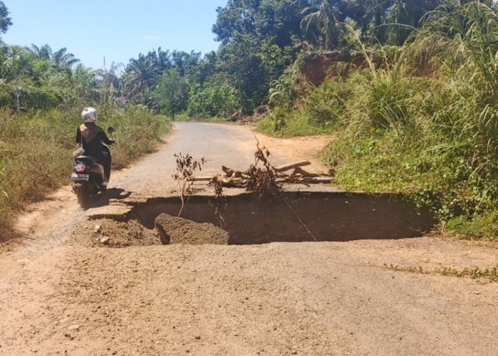 Sudah Lebih 4 Bulan, Jalan Ke Pasar Sembayat Seluma Belum Kunjung Diperbaiki