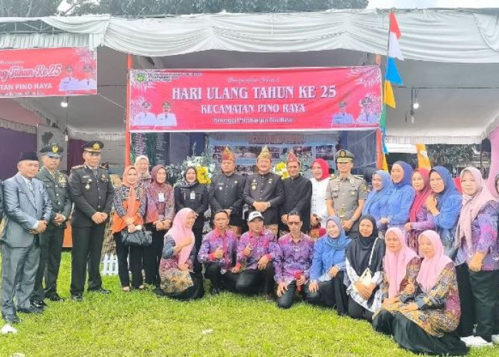 Nanjungan Solid! Kades Bambang Herawanto Ajak Desa Bersatu Bangun Pino Raya di HUT ke-25