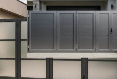 7 Inspirasi Pintu Pagar Dorong Lipat Minimalis Modern yang Fungsional, Tren Stylish 2026