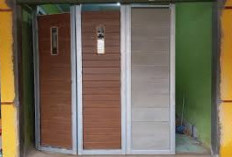 Bikin Sendiri Daun Pintu Baja Ringan dan PVC Plafon, Minimalis Tahan Air dan Anti Rayap