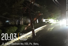 PLN ULP Manna: Listrik Padam Akibat Tiang Tumbang di Depan Dinas Pendidikan