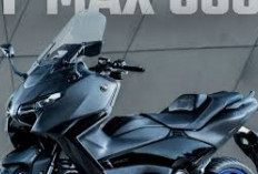 Yamaha TMAX 560 Guncang Dunia Otomotif, Skuter Terkencang 2026 Integrasi Teknologi Super Sport