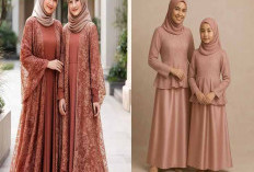 5 Model Gamis Brokat Couple Ibu dan Anak Terbaru 2026, Elegan dan Kompak untuk Acara Spesial
