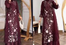 5 Inspirasi Model Baju Lebaran Warna Burgundy yang Diprediksi Tren di 2026