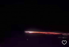 Heboh Benda Bercahaya di Langit Bengkulu, Dikira Rudal Iran, Ternyata....