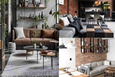 5 Inspirasi Desain Ruang Tamu Industrial Minimalis yang Modern dan Kekinian
