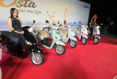 Dibanderol Rp 19 Juta, Motor Listrik Yadea Osta Mampu Tempuh 150 KM Sekali Pengisian Daya