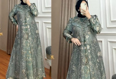 Gamis Bini Orang, Tren Baju Lebaran 2026 yang Sangat Viral, Lengan Terompet dan Rompi Lepas Pasang